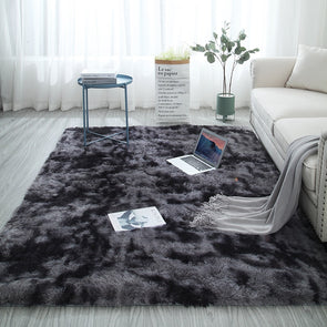 Washable personality blanket Gradient color living room rug