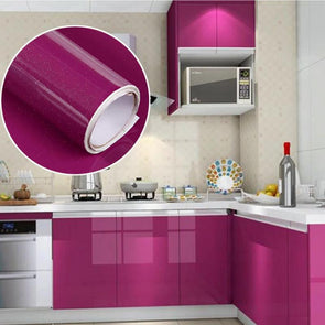 Kitchen Cabinet Solid DIY Decorative Film Furniture Varnish Renovation