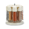 Kitchen Jars For Spices Rotating Glass Cruet Seasoning Jar