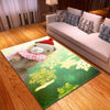 Nordic Carpets for Living Room 3D Flannel Printing Pattern