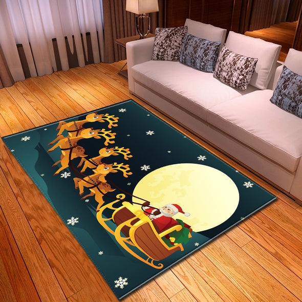 Nordic Carpets for Living Room 3D Flannel Printing Pattern