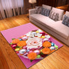 Nordic Carpets for Living Room 3D Flannel Printing Pattern