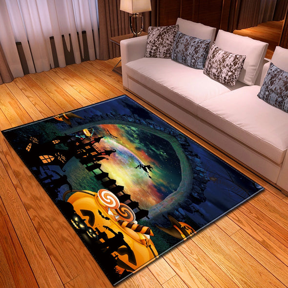 Nordic Carpets for Living Room 3D Flannel Printing Pattern