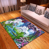 Nordic Carpets for Living Room 3D Flannel Printing Pattern