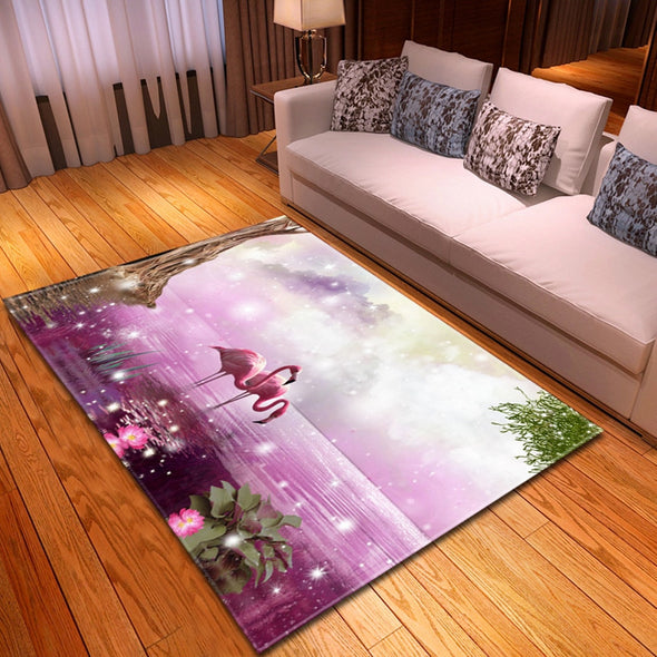 Nordic Carpets for Living Room 3D Flannel Printing Pattern