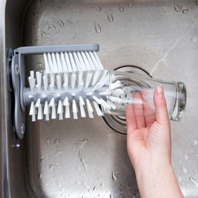 Creative Suction Wall Lazy Cup Brush Dishwashing 2 In 1