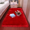 Bedroom carpet Soft fluffy Sheepskin Fur Area Rugs n