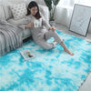 Washable personality blanket Gradient color living room rug