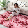 Washable personality blanket Gradient color living room rug