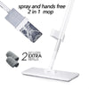 Spray Mop Hand Free Self Wringing Microfiber Flat Floor Mop Kit