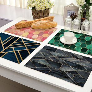 t Dining Table Mat Coaster Pads Cup Mats 42*32cm Home Decor