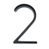 Big Modern Door Alphabet Home Outdoor 5 in.Black Numbers