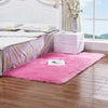 Pure rectangle carpet Living room bedroom blanket rug customized size