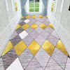 Long Hallway Rug 3D Nordic Geometric Stair Carpet Home Floor