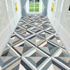 Long Hallway Rug 3D Nordic Geometric Stair Carpet Home Floor