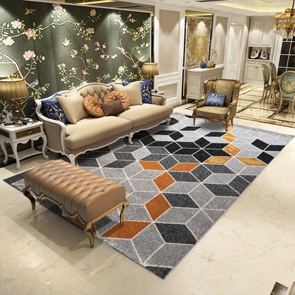 modern style living room bedroom pattern carpet environmentally