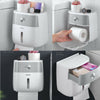 Tissue Paper Box Rack Bathroom Toilet Tissue Tube Storage Box Tray